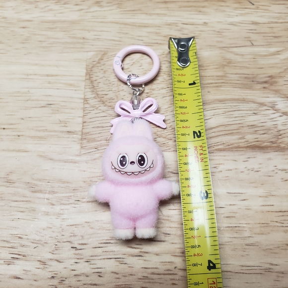 Cute Pink Plush Keychain - Picture 1 of 3